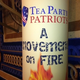 Poster for a Tea Party group participating in race panel (David Swerdlick)